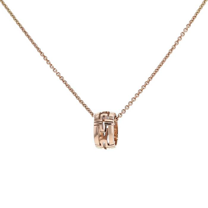 [⭐Corinne]PARENTESI NECKLACE PINK GOLD