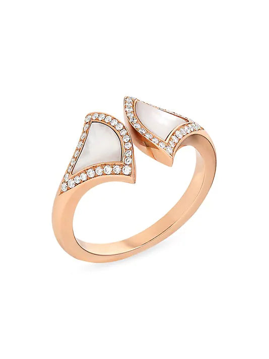 [⭐Corinne]DREAM MOP DIAMOND OPEN RING