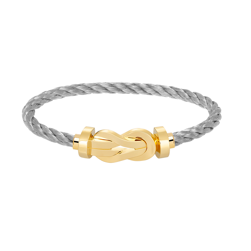 [⭐Corinne]CHANCE LARGE 8 FIGURE BUCKLE NO DIAMOND BRACELET GOLD