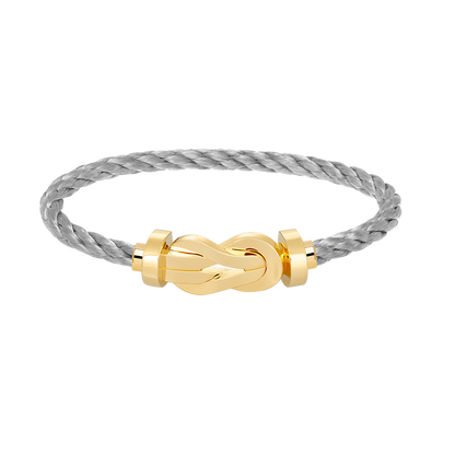 [⭐Corinne]CHANCE LARGE 8 FIGURE BUCKLE NO DIAMOND BRACELET GOLD