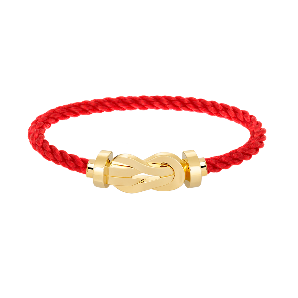 [⭐Corinne]CHANCE LARGE 8 FIGURE BUCKLE NO DIAMOND BRACELET GOLD