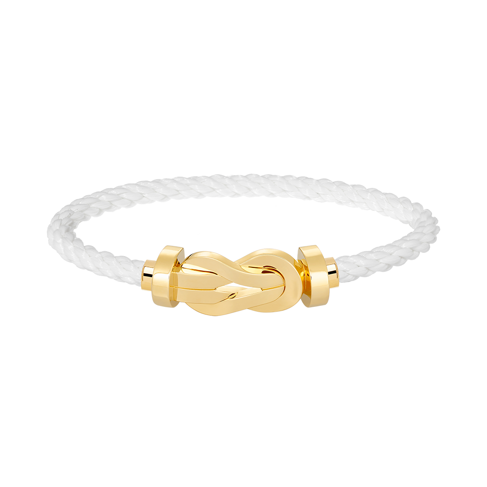 [⭐Corinne]CHANCE LARGE 8 FIGURE BUCKLE NO DIAMOND BRACELET GOLD