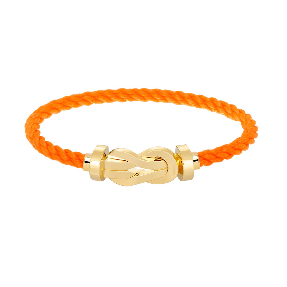 [⭐Corinne]CHANCE LARGE 8 FIGURE BUCKLE NO DIAMOND BRACELET GOLD