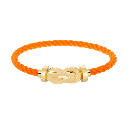 [⭐Corinne]CHANCE LARGE 8 FIGURE BUCKLE NO DIAMOND BRACELET GOLD