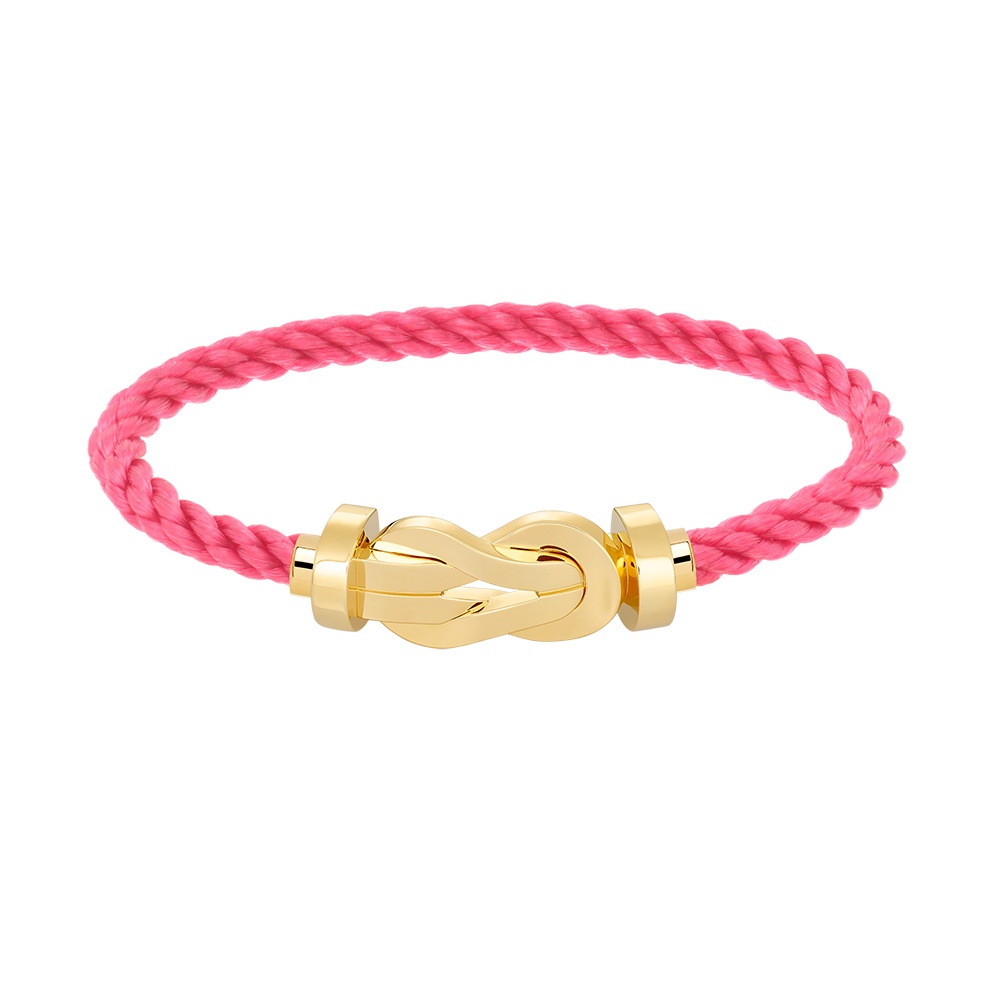 [⭐Corinne]CHANCE LARGE 8 FIGURE BUCKLE NO DIAMOND BRACELET GOLD