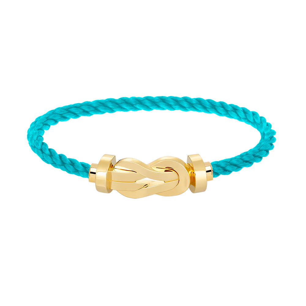 [⭐Corinne]CHANCE LARGE 8 FIGURE BUCKLE NO DIAMOND BRACELET GOLD