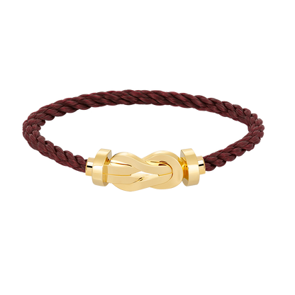 [⭐Corinne]CHANCE LARGE 8 FIGURE BUCKLE NO DIAMOND BRACELET GOLD