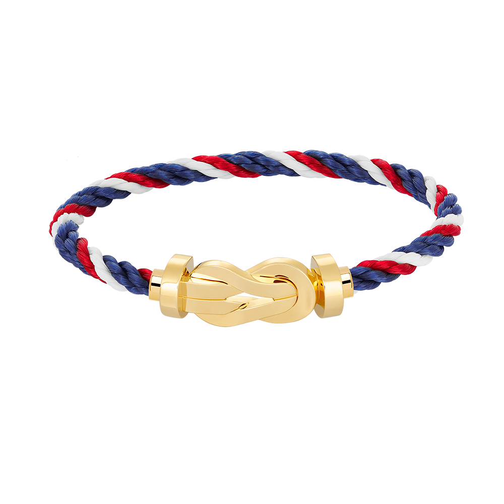 [⭐Corinne]CHANCE LARGE 8 FIGURE BUCKLE NO DIAMOND BRACELET GOLD