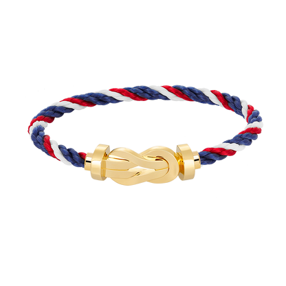 [⭐Corinne]CHANCE LARGE 8 FIGURE BUCKLE NO DIAMOND BRACELET GOLD