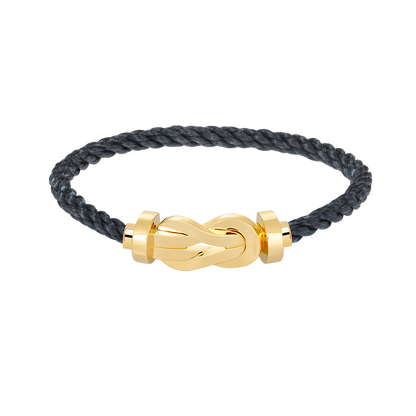 [⭐Corinne]CHANCE LARGE 8 FIGURE BUCKLE NO DIAMOND BRACELET GOLD