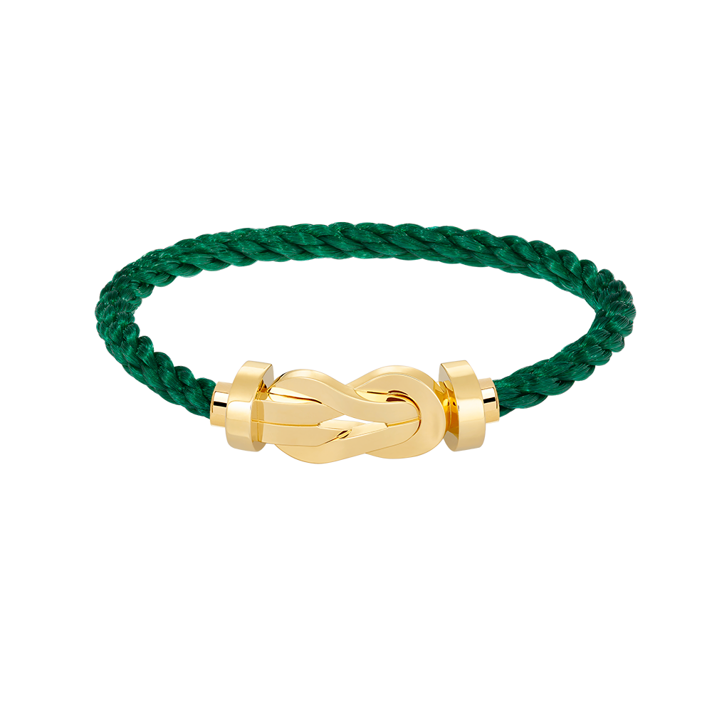 [⭐Corinne]CHANCE LARGE 8 FIGURE BUCKLE NO DIAMOND BRACELET GOLD