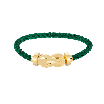 [⭐Corinne]CHANCE LARGE 8 FIGURE BUCKLE NO DIAMOND BRACELET GOLD