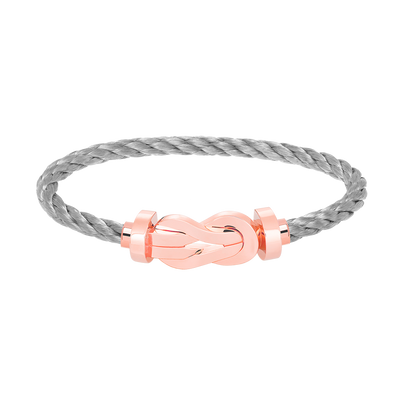 [⭐Corinne]CHANCE LARGE 8 FIGURE BUCKLE NO DIAMOND BRACELET ROSE GOLD