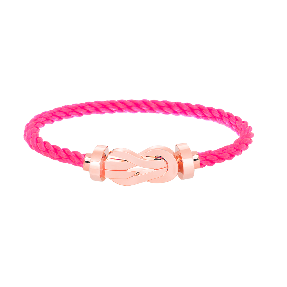[⭐Corinne]CHANCE LARGE 8 FIGURE BUCKLE NO DIAMOND BRACELET ROSE GOLD
