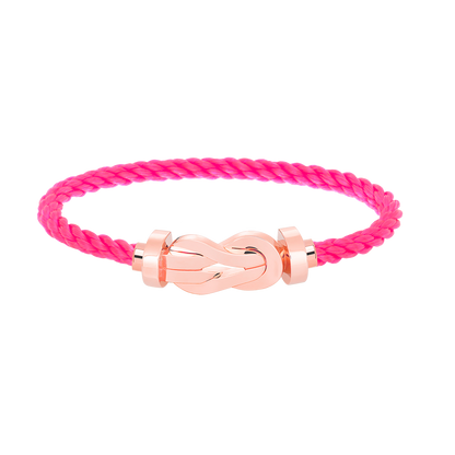 [⭐Corinne]CHANCE LARGE 8 FIGURE BUCKLE NO DIAMOND BRACELET ROSE GOLD