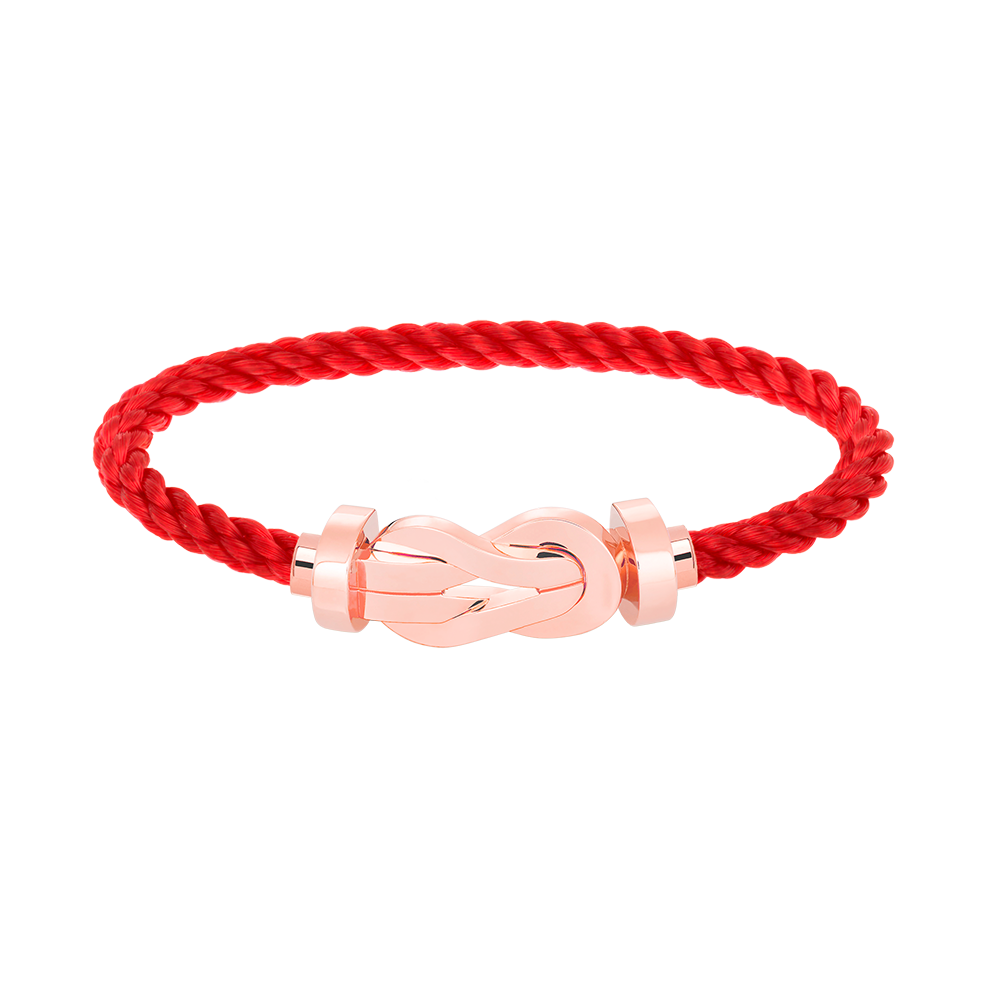 [⭐Corinne]CHANCE LARGE 8 FIGURE BUCKLE NO DIAMOND BRACELET ROSE GOLD