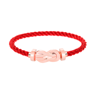 [⭐Corinne]CHANCE LARGE 8 FIGURE BUCKLE NO DIAMOND BRACELET ROSE GOLD