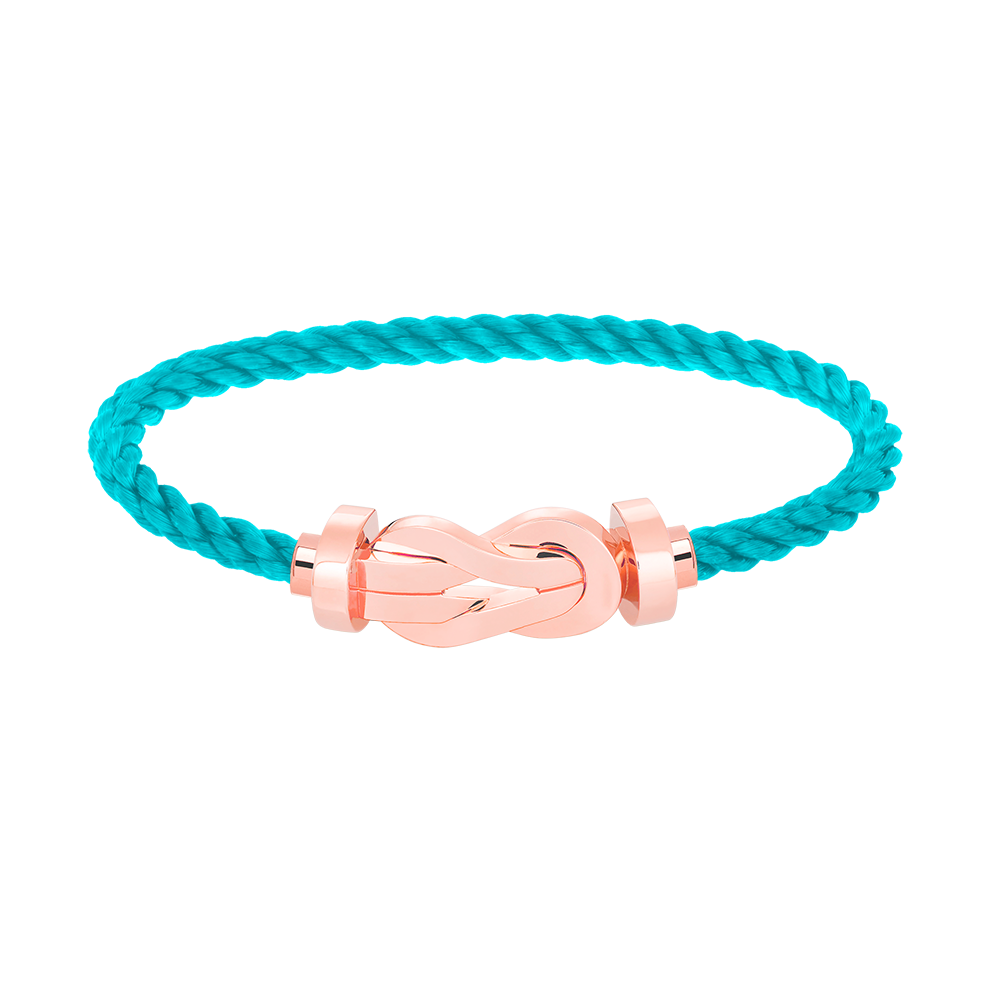 [⭐Corinne]CHANCE LARGE 8 FIGURE BUCKLE NO DIAMOND BRACELET ROSE GOLD
