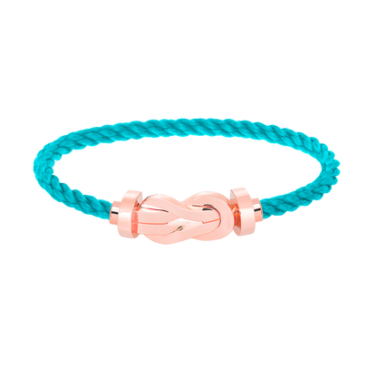 [⭐Corinne]CHANCE LARGE 8 FIGURE BUCKLE NO DIAMOND BRACELET ROSE GOLD