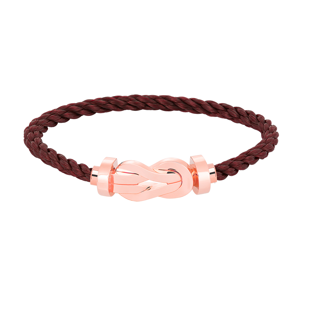 [⭐Corinne]CHANCE LARGE 8 FIGURE BUCKLE NO DIAMOND BRACELET ROSE GOLD