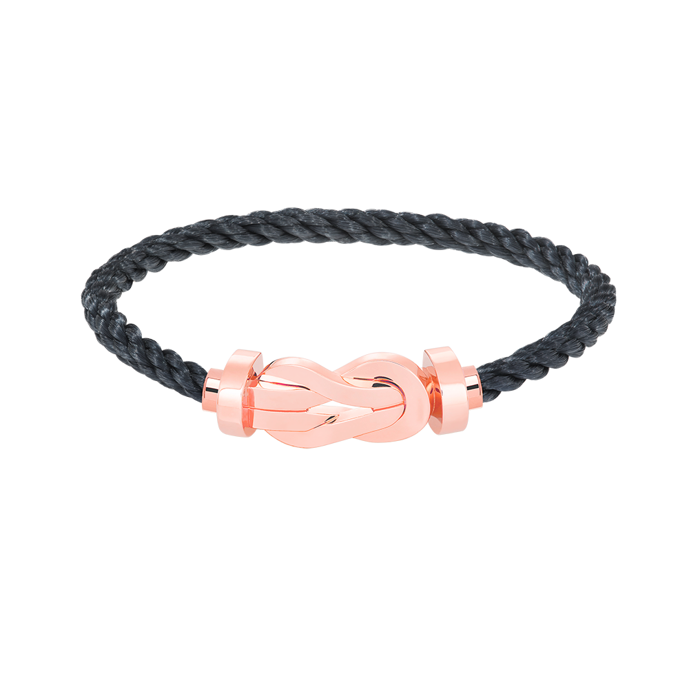 [⭐Corinne]CHANCE LARGE 8 FIGURE BUCKLE NO DIAMOND BRACELET ROSE GOLD