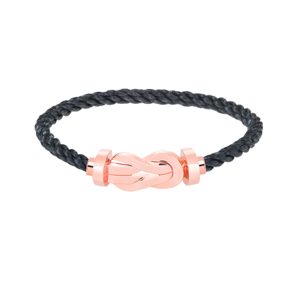 [⭐Corinne]CHANCE LARGE 8 FIGURE BUCKLE NO DIAMOND BRACELET ROSE GOLD