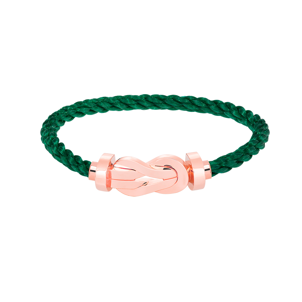 [⭐Corinne]CHANCE LARGE 8 FIGURE BUCKLE NO DIAMOND BRACELET ROSE GOLD
