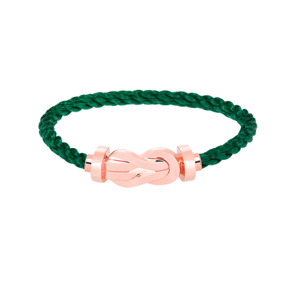 [⭐Corinne]CHANCE LARGE 8 FIGURE BUCKLE NO DIAMOND BRACELET ROSE GOLD