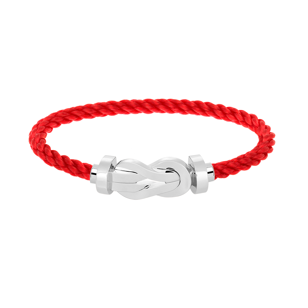 [⭐Corinne]CHANCE LARGE 8 FIGURE BUCKLE NO DIAMOND BRACELET SILVER