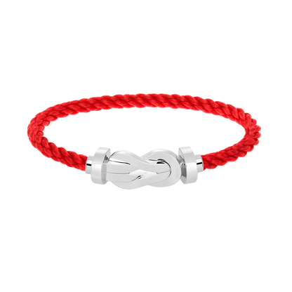 [⭐Corinne]CHANCE LARGE 8 FIGURE BUCKLE NO DIAMOND BRACELET SILVER