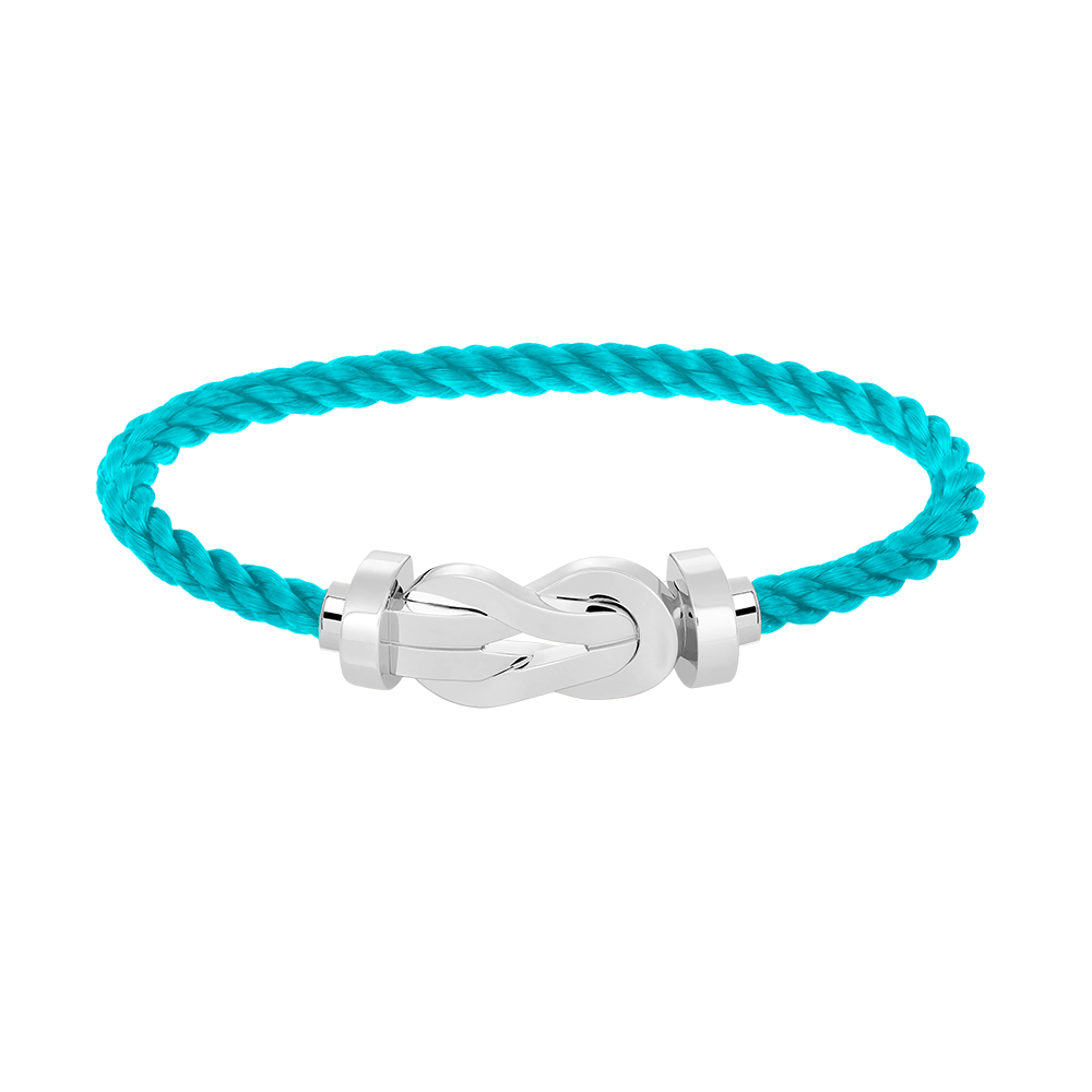 [⭐Corinne]CHANCE LARGE 8 FIGURE BUCKLE NO DIAMOND BRACELET SILVER