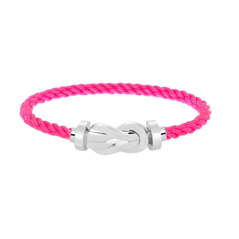 [⭐Corinne]CHANCE LARGE 8 FIGURE BUCKLE NO DIAMOND BRACELET SILVER