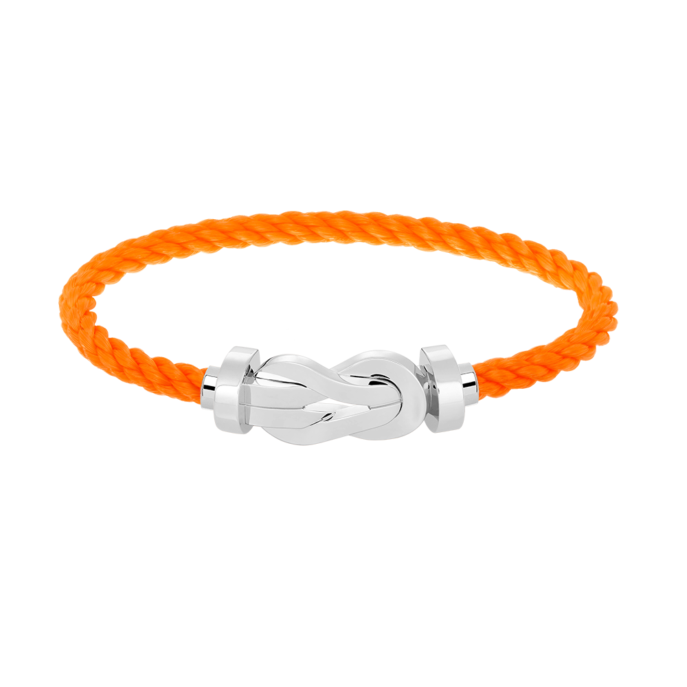 [⭐Corinne]CHANCE LARGE 8 FIGURE BUCKLE NO DIAMOND BRACELET SILVER