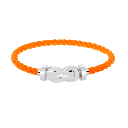 [⭐Corinne]CHANCE LARGE 8 FIGURE BUCKLE NO DIAMOND BRACELET SILVER