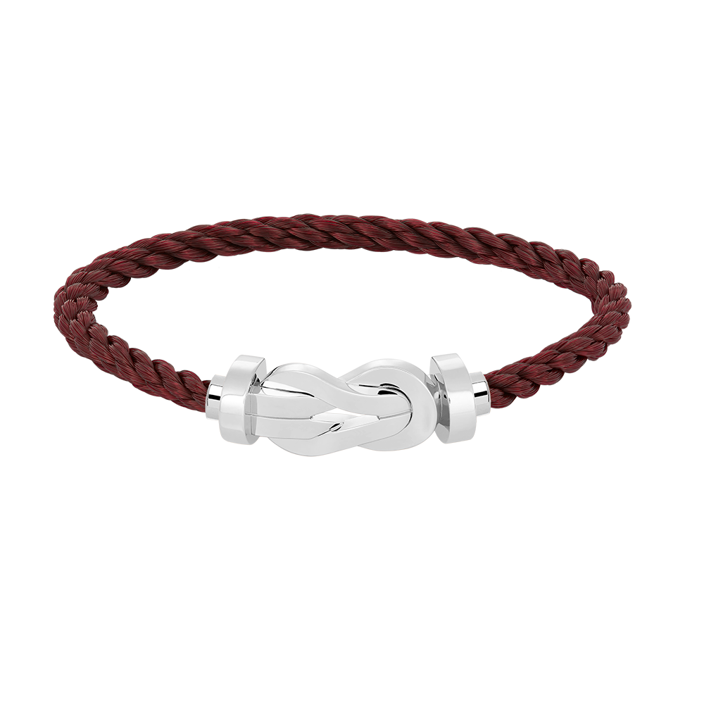 [⭐Corinne]CHANCE LARGE 8 FIGURE BUCKLE NO DIAMOND BRACELET SILVER