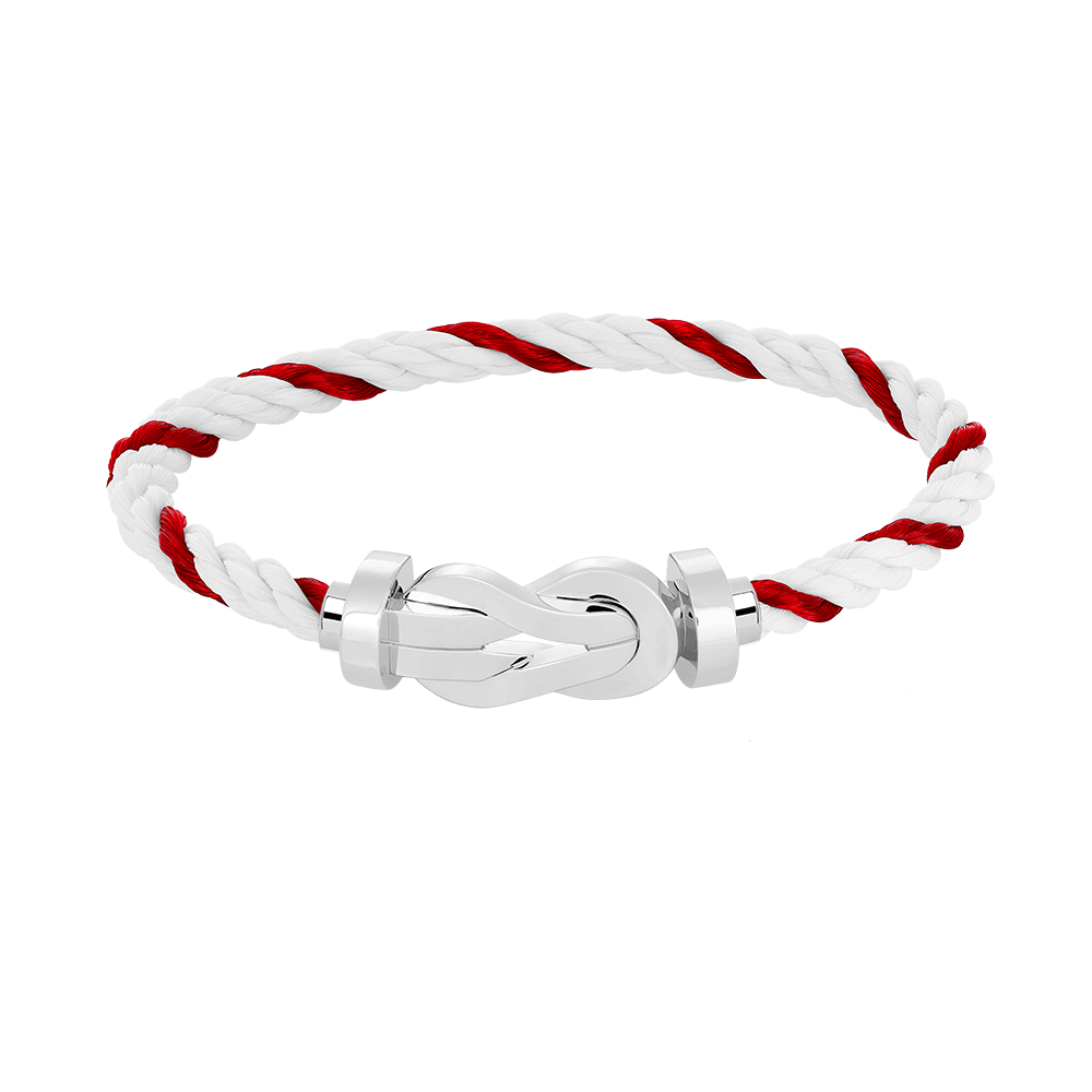 [⭐Corinne]CHANCE LARGE 8 FIGURE BUCKLE NO DIAMOND BRACELET SILVER