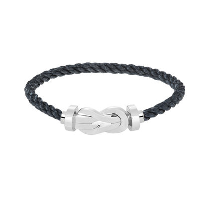 [⭐Corinne]CHANCE LARGE 8 FIGURE BUCKLE NO DIAMOND BRACELET SILVER