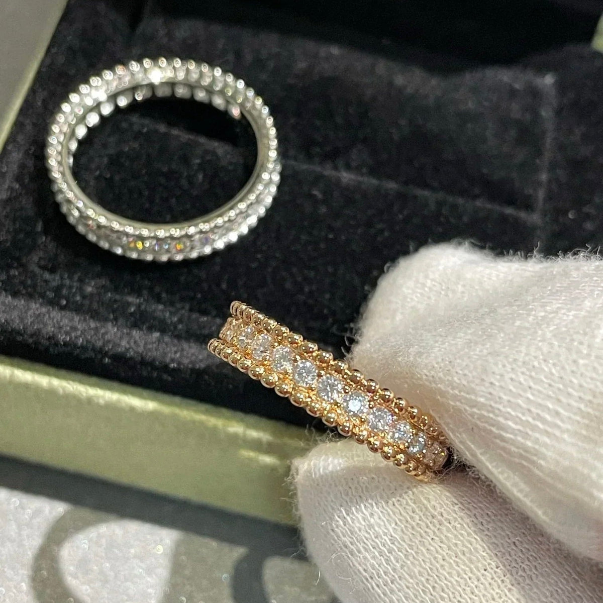 [⭐Corinne]PERLEE DIAMOND SILVER RING