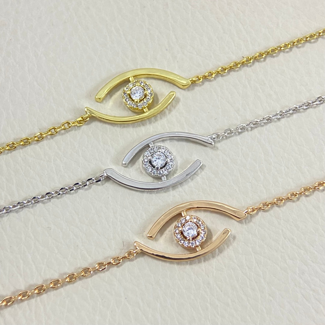 [⭐Corinne]Demo Eye Pave-Set Diamond Bracelet