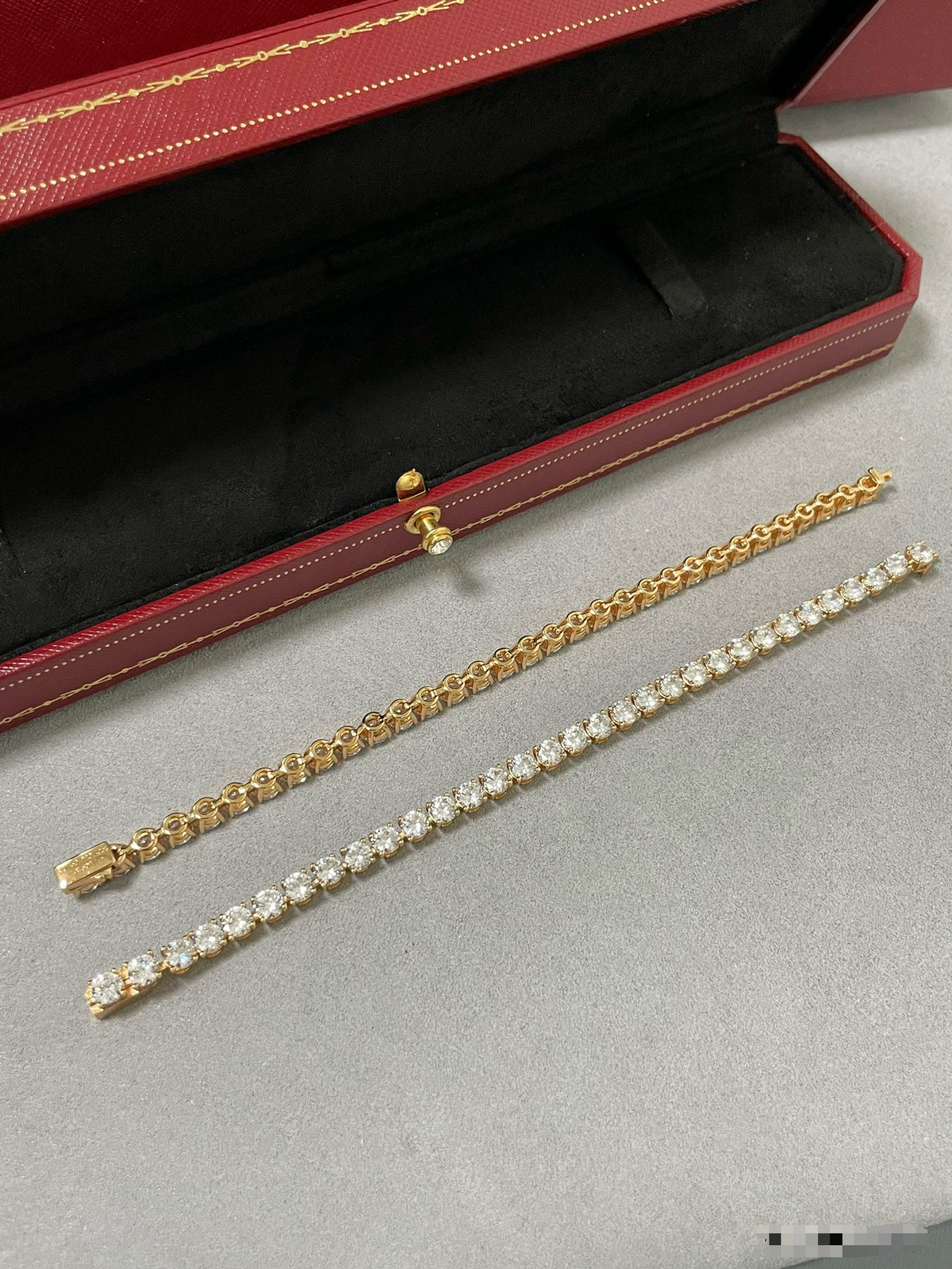 [⭐Corinne jewelrys]TENNIS BRACELET WITH FULL DIAMOND SETTING