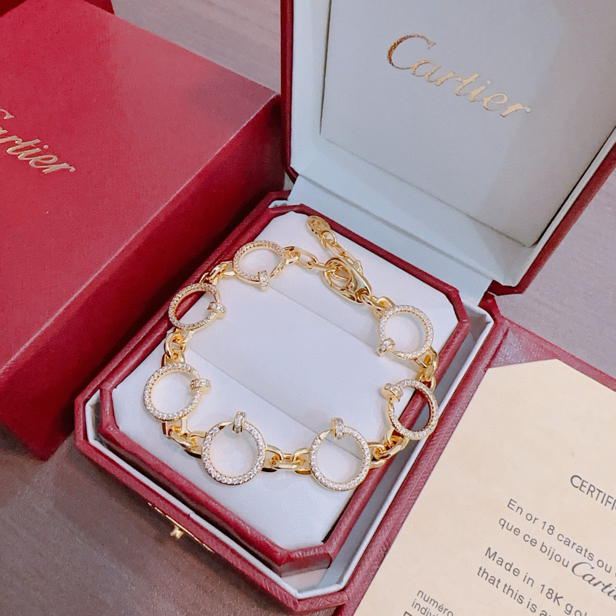 [⭐Corinne Jewelry] LOVE&JUSTE BRACELET DIAMONDS