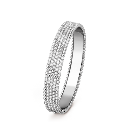 [⭐Corinne]  FIVE-ROW DIAMOND BRACELET