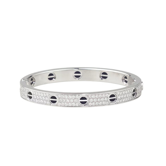 [⭐Corinne]LOVE BRACELET 6.1MM DIAMOND-PAVED CERAMIC