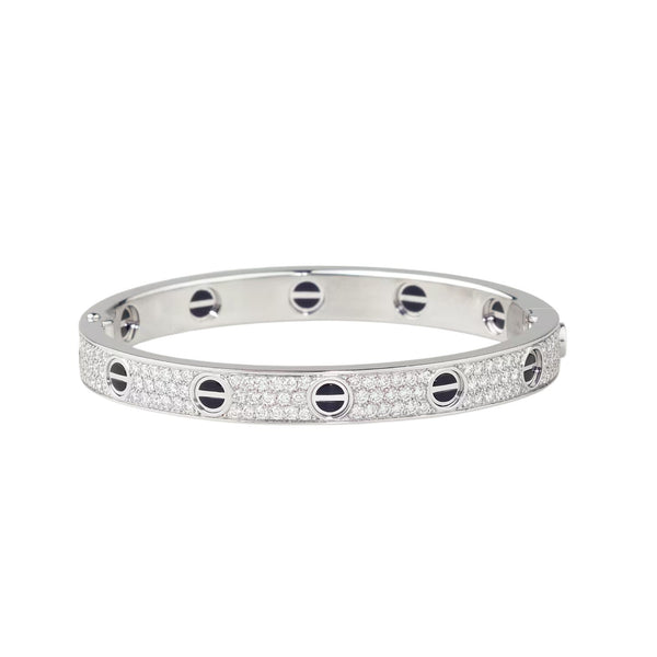 [⭐Corinne]LOVE BRACELET 6.1MM DIAMOND-PAVED CERAMIC