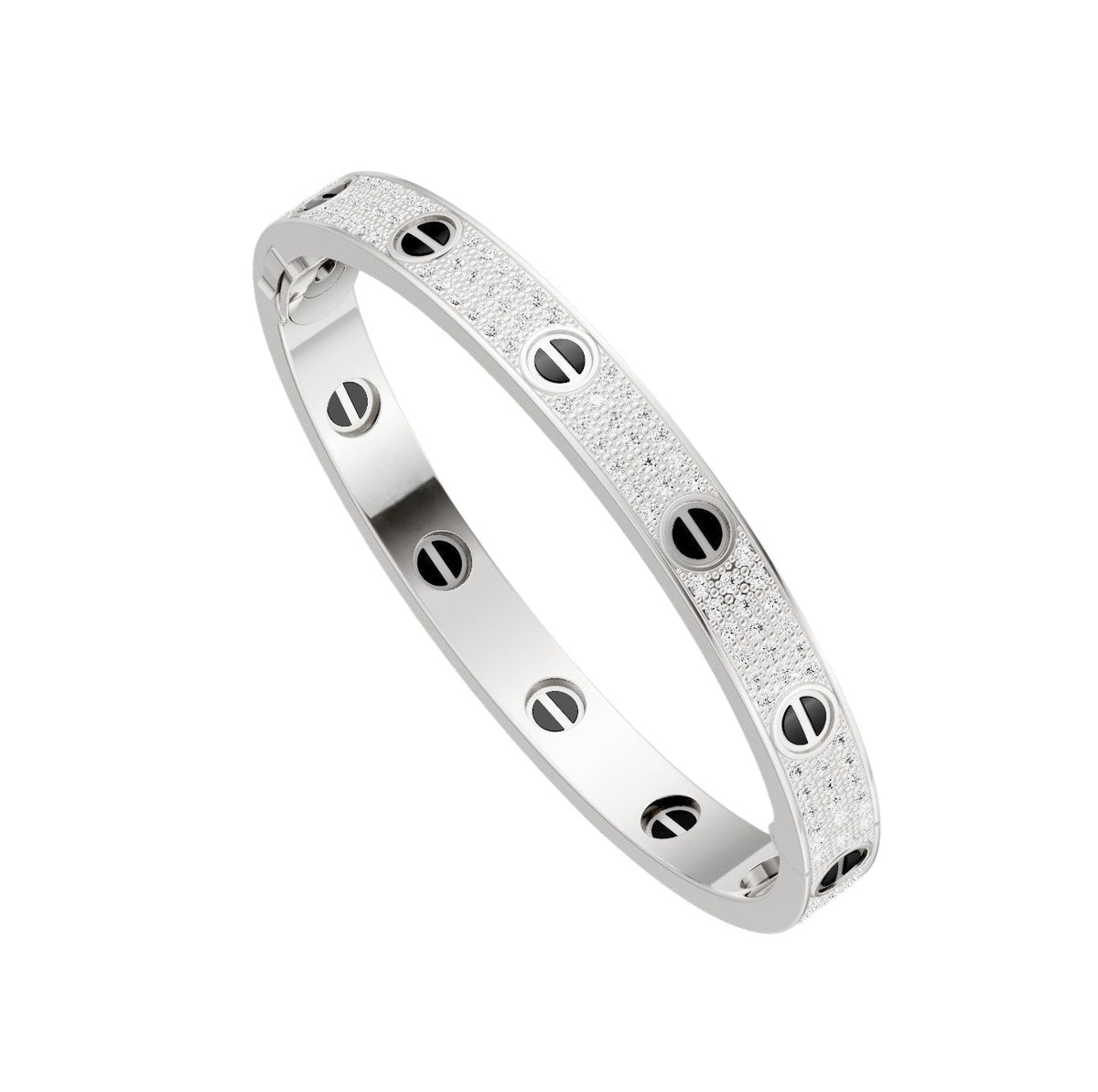 [⭐Corinne]LOVE BRACELET 6.1MM DIAMOND-PAVED CERAMIC