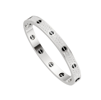 [⭐Corinne]LOVE BRACELET 6.1MM DIAMOND-PAVED CERAMIC