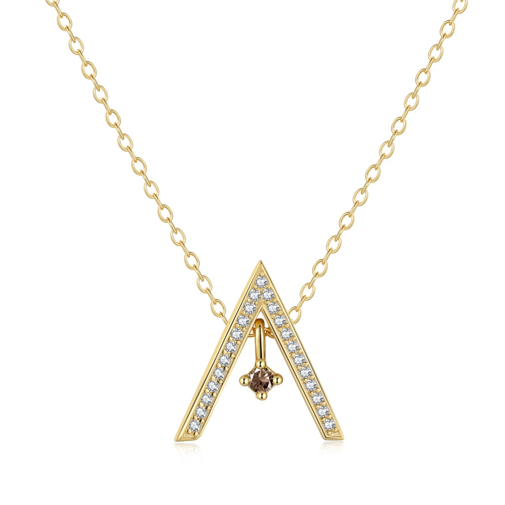 [⭐Corinne Jewelry]⭐Corinneling "A" Shape Necklace