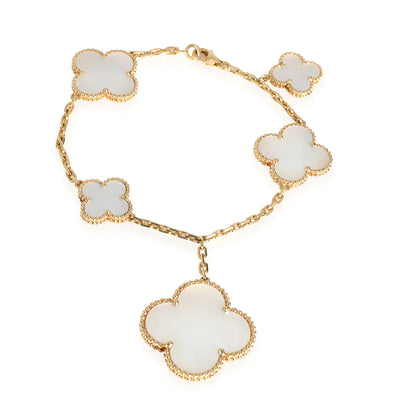 [⭐Corinne]MAGIC CLOVER MOP GOLD BRACELET 5 MOTIFS