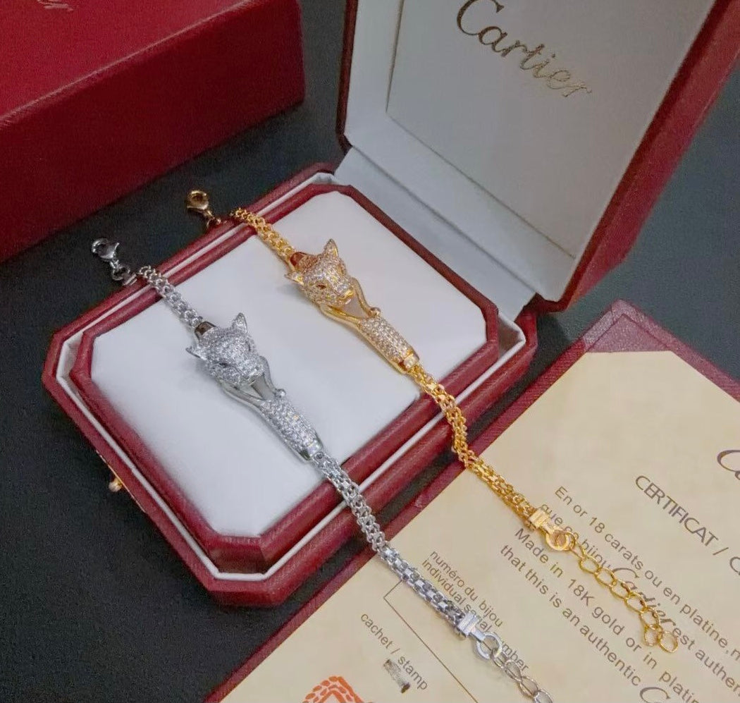 [⭐Corinne Jewelry] PANTHERE  BRACELET DIAMONDS