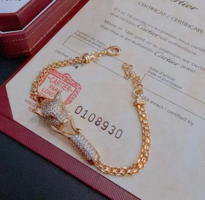 [⭐Corinne Jewelry] PANTHERE  BRACELET DIAMONDS